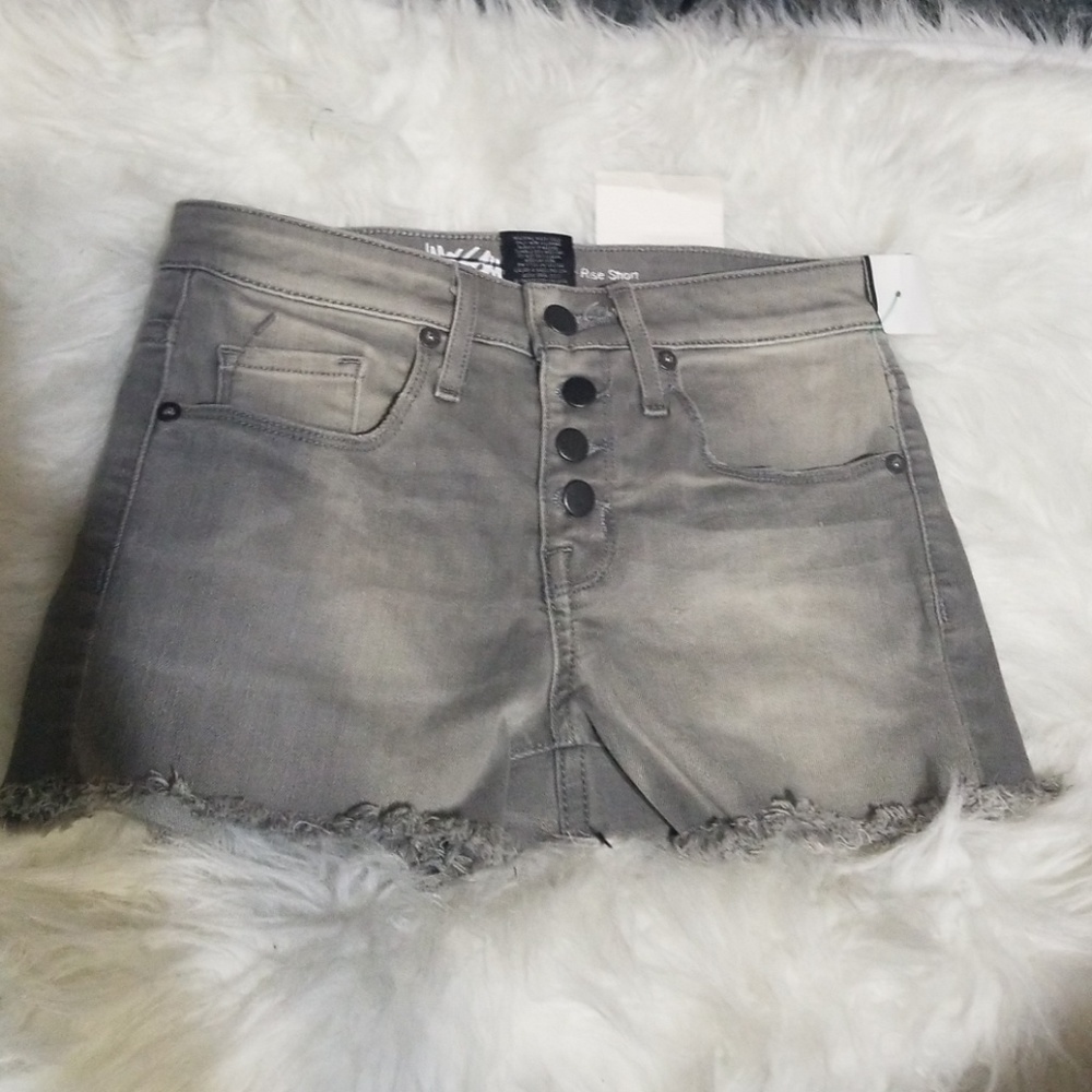 Mossimo denim gray power stretchshorts
